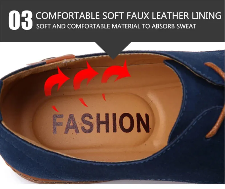 2025 Spring Suede Leather Men Shoes.