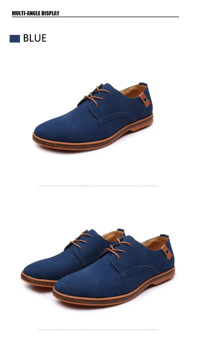 2025 Spring Suede Leather Men Shoes.