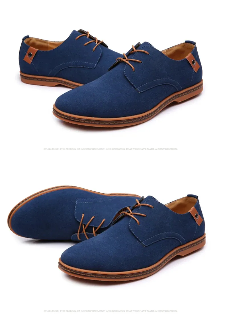 2025 Spring Suede Leather Men Shoes.