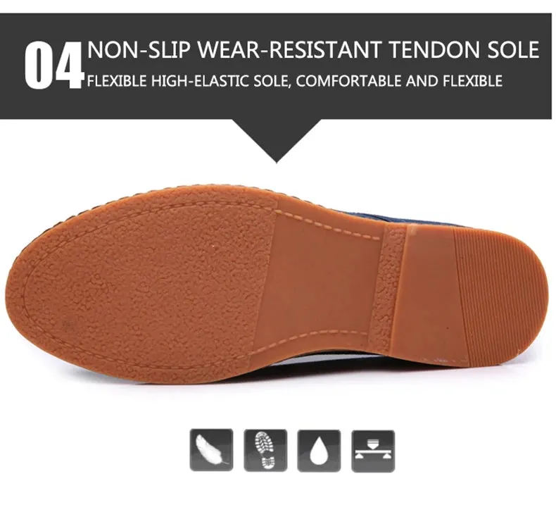 2025 Spring Suede Leather Men Shoes.