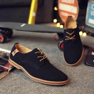 2025 Spring Suede Leather Men Shoes.