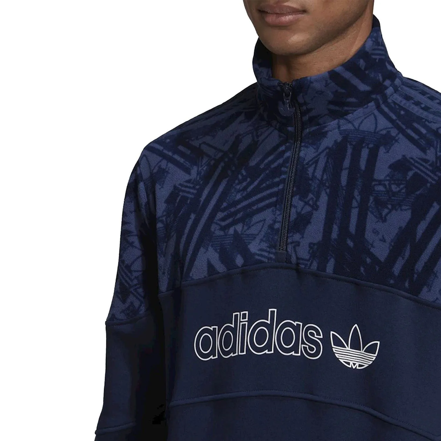 adidas Originals BX-20 Quarter-Zip Track Top - Navy