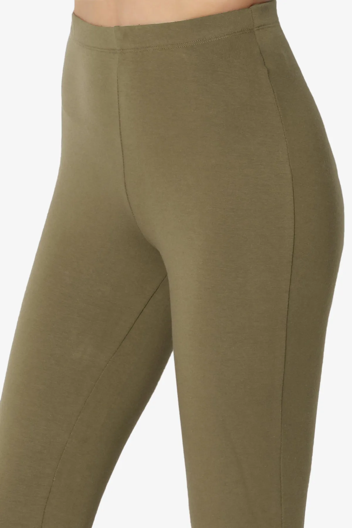Ansley Luxe Cotton Ankle Leggings PLUS
