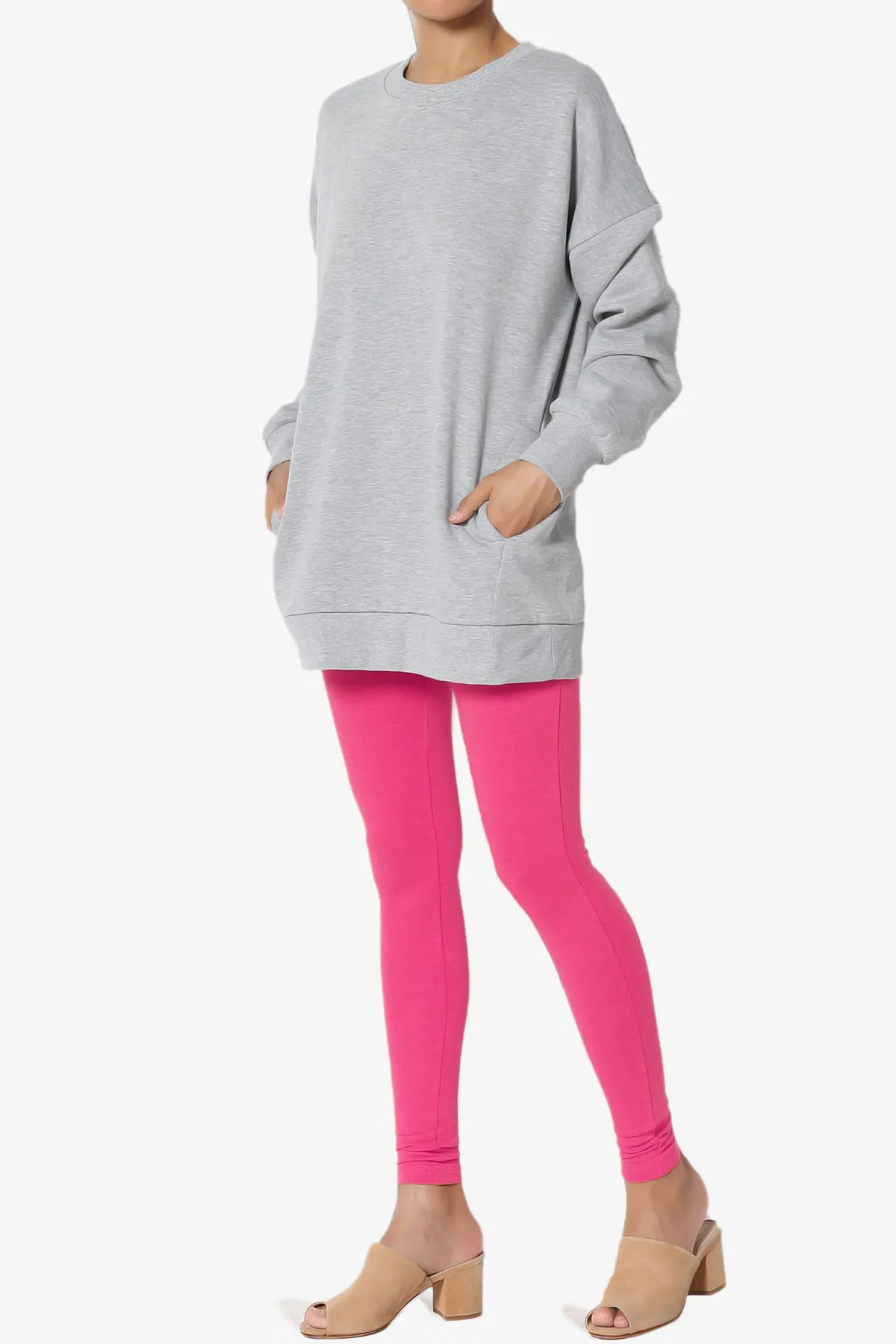 Ansley Luxe Cotton Ankle Leggings PLUS