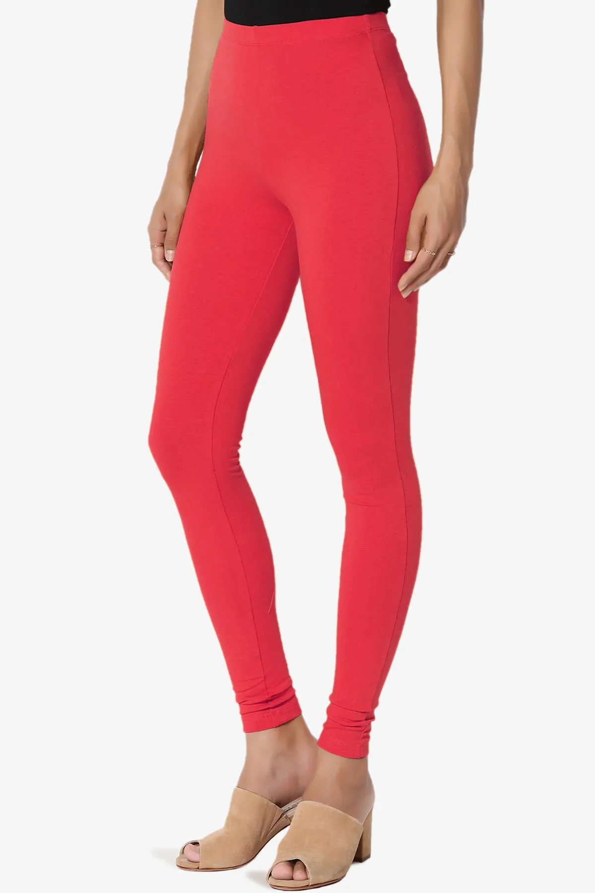 Ansley Luxe Cotton Ankle Leggings PLUS
