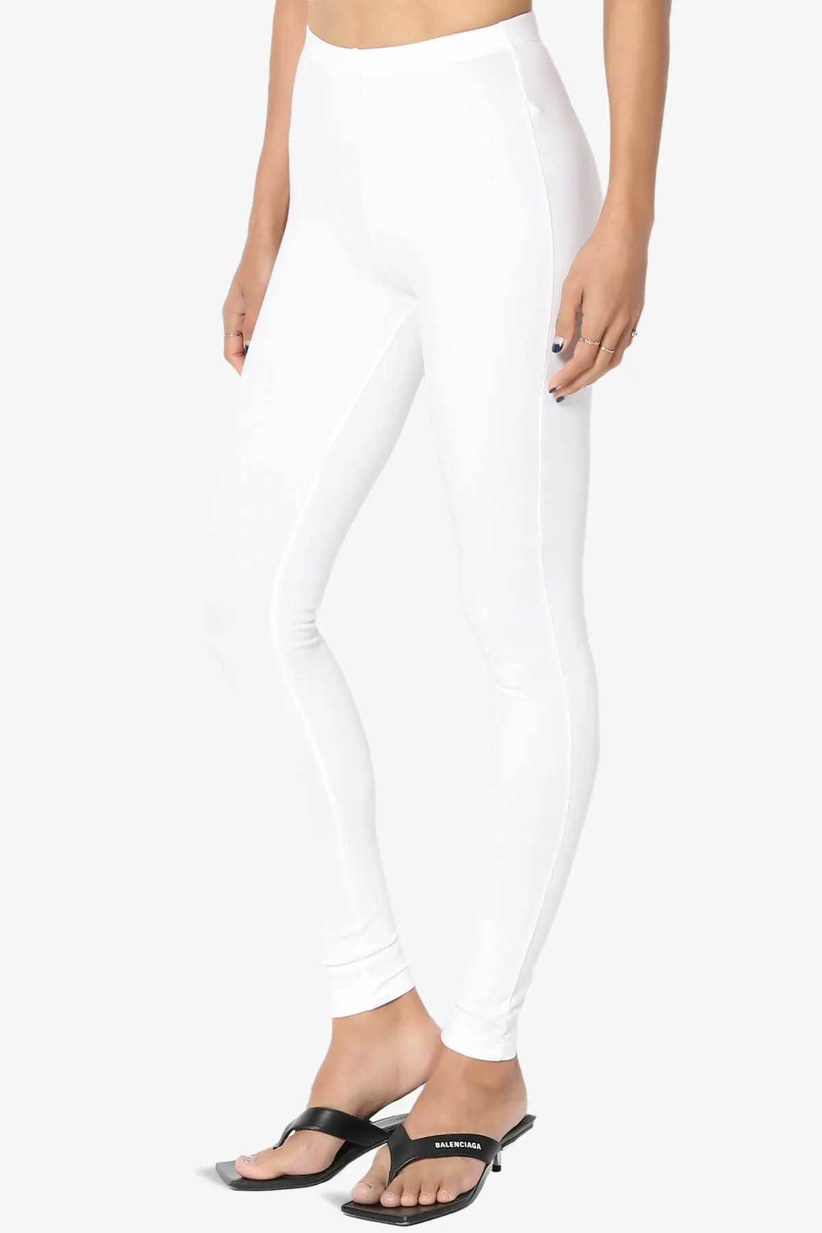 Ansley Luxe Cotton Ankle Leggings PLUS