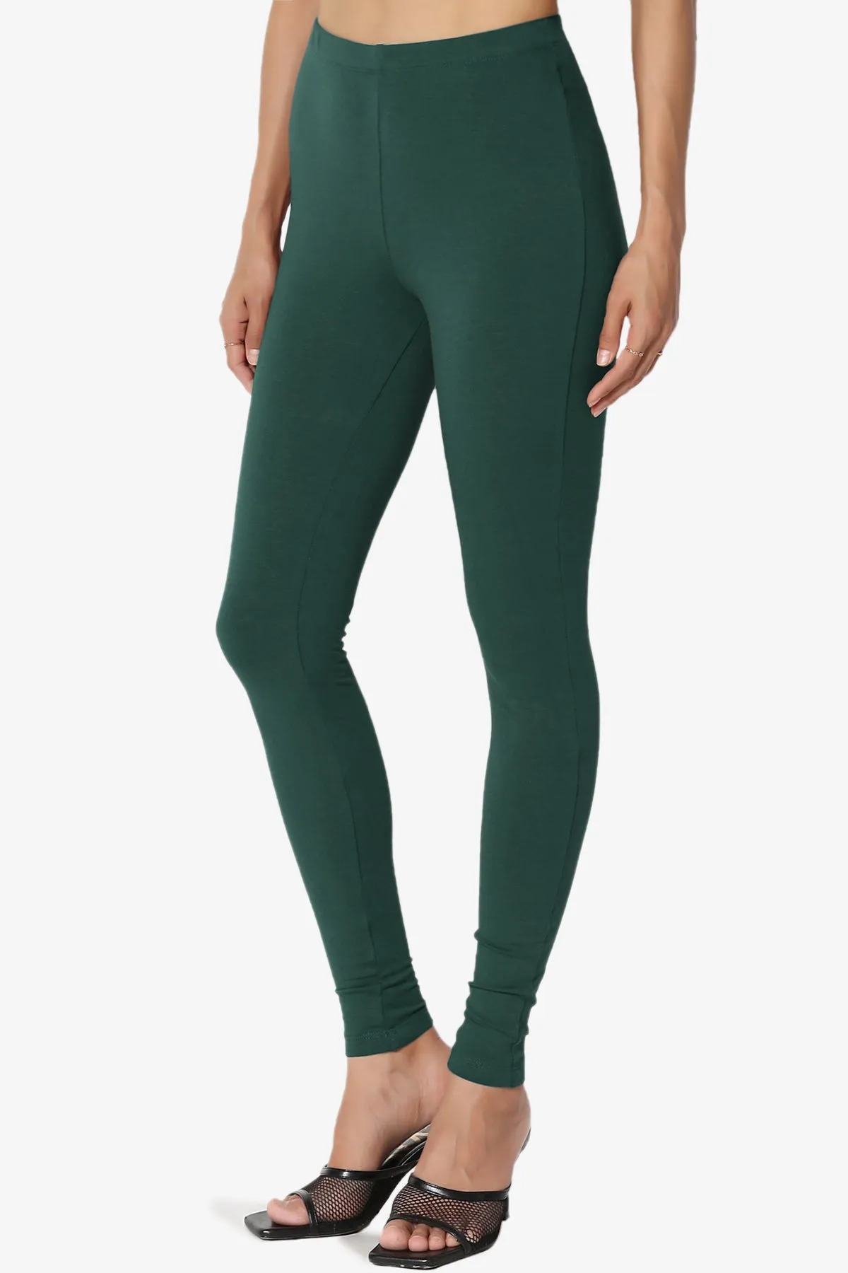 Ansley Luxe Cotton Ankle Leggings PLUS