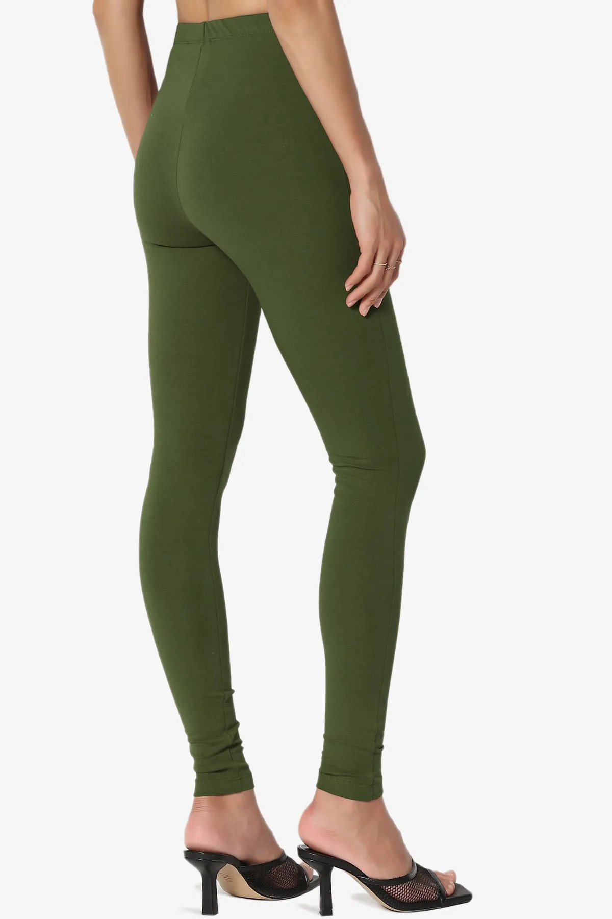 Ansley Luxe Cotton Ankle Leggings PLUS