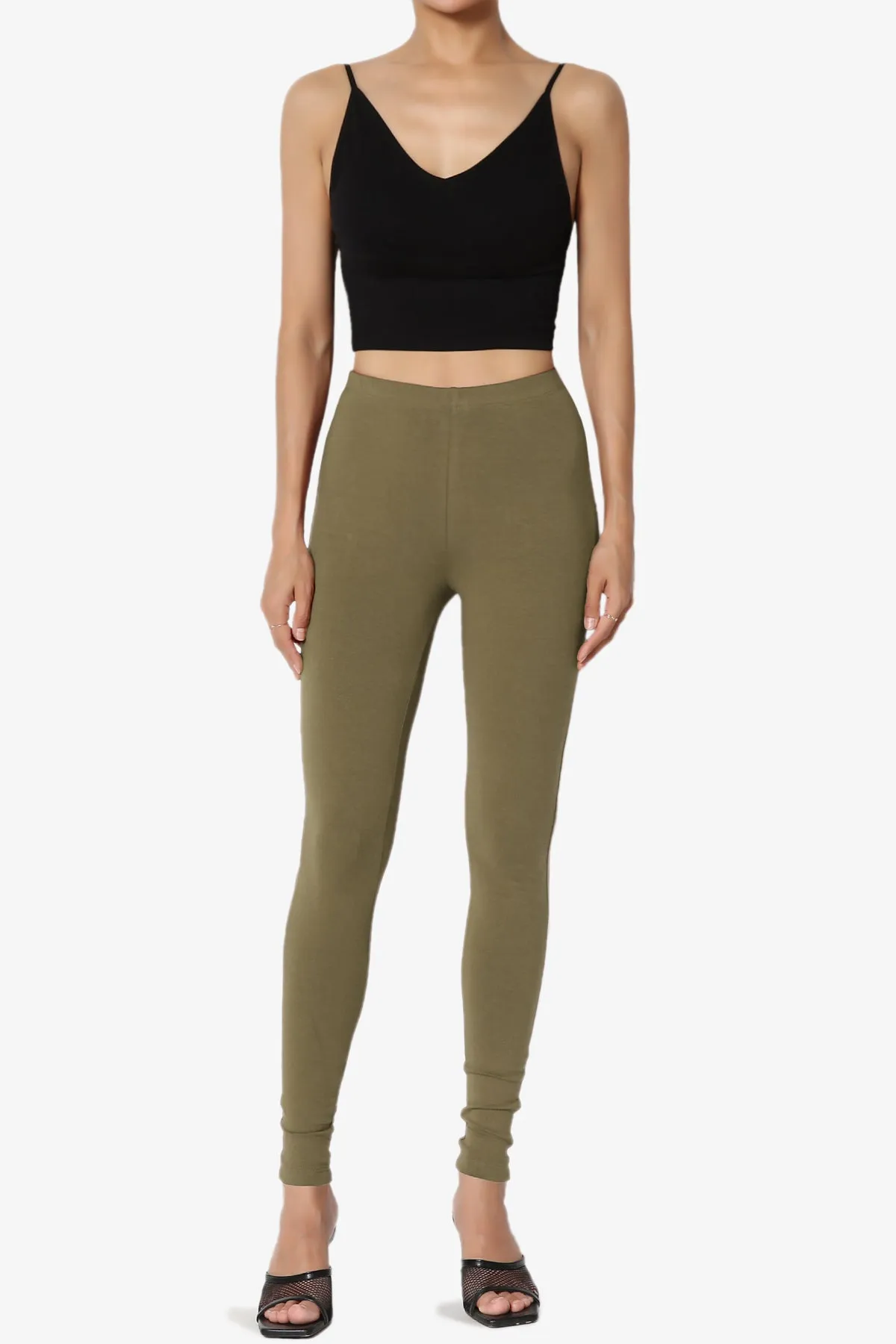 Ansley Luxe Cotton Ankle Leggings PLUS