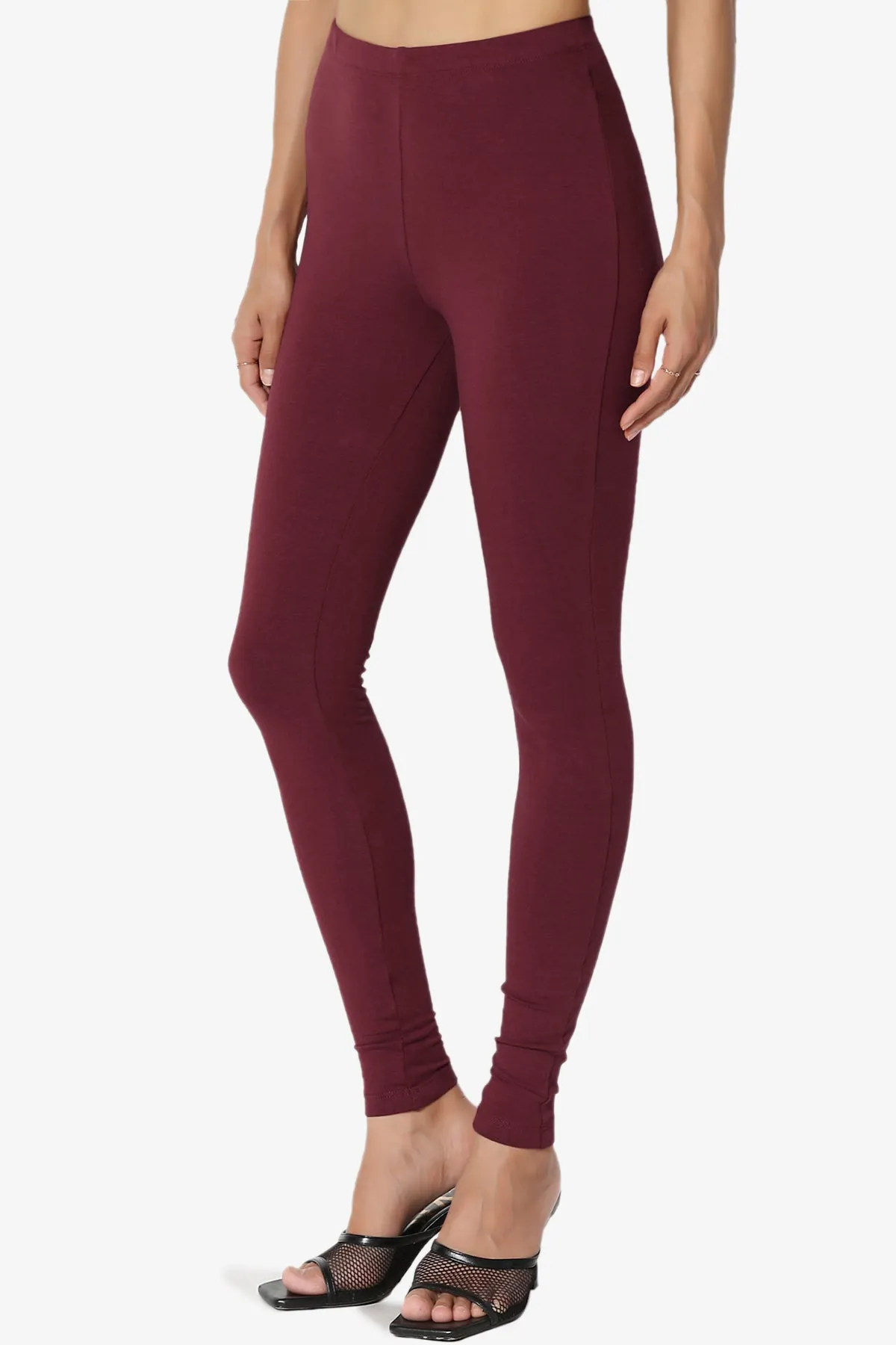 Ansley Luxe Cotton Ankle Leggings PLUS