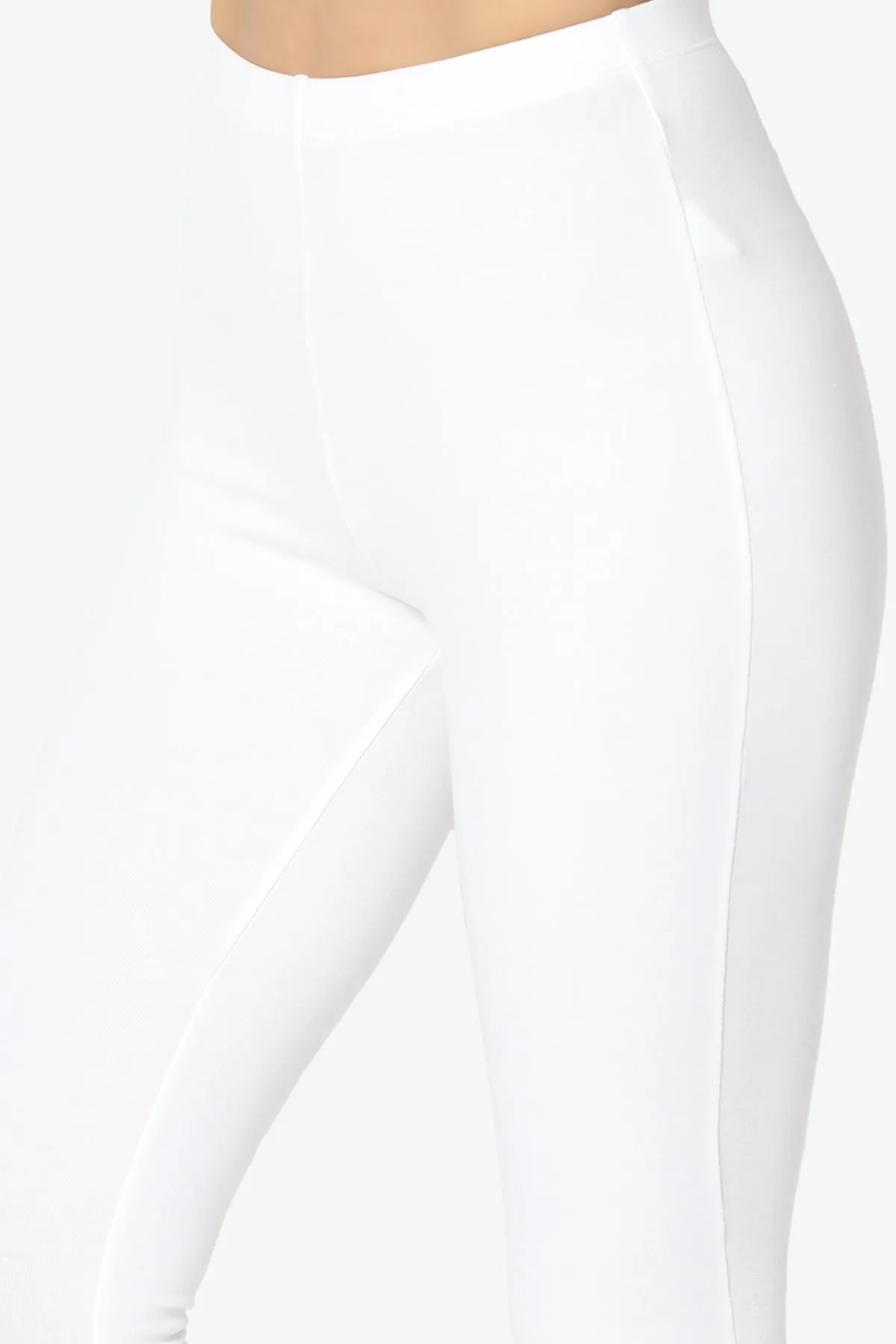 Ansley Luxe Cotton Ankle Leggings PLUS