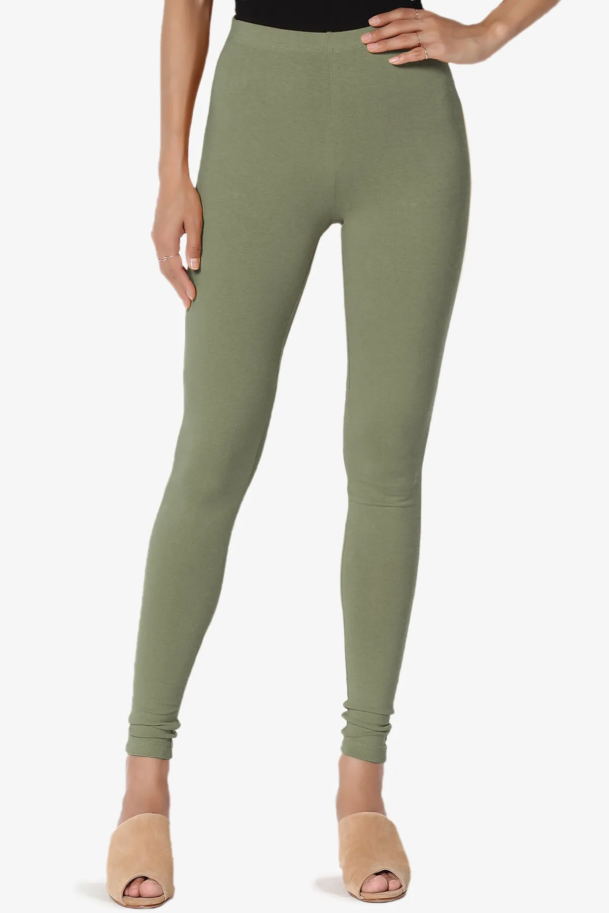 Ansley Luxe Cotton Ankle Leggings PLUS