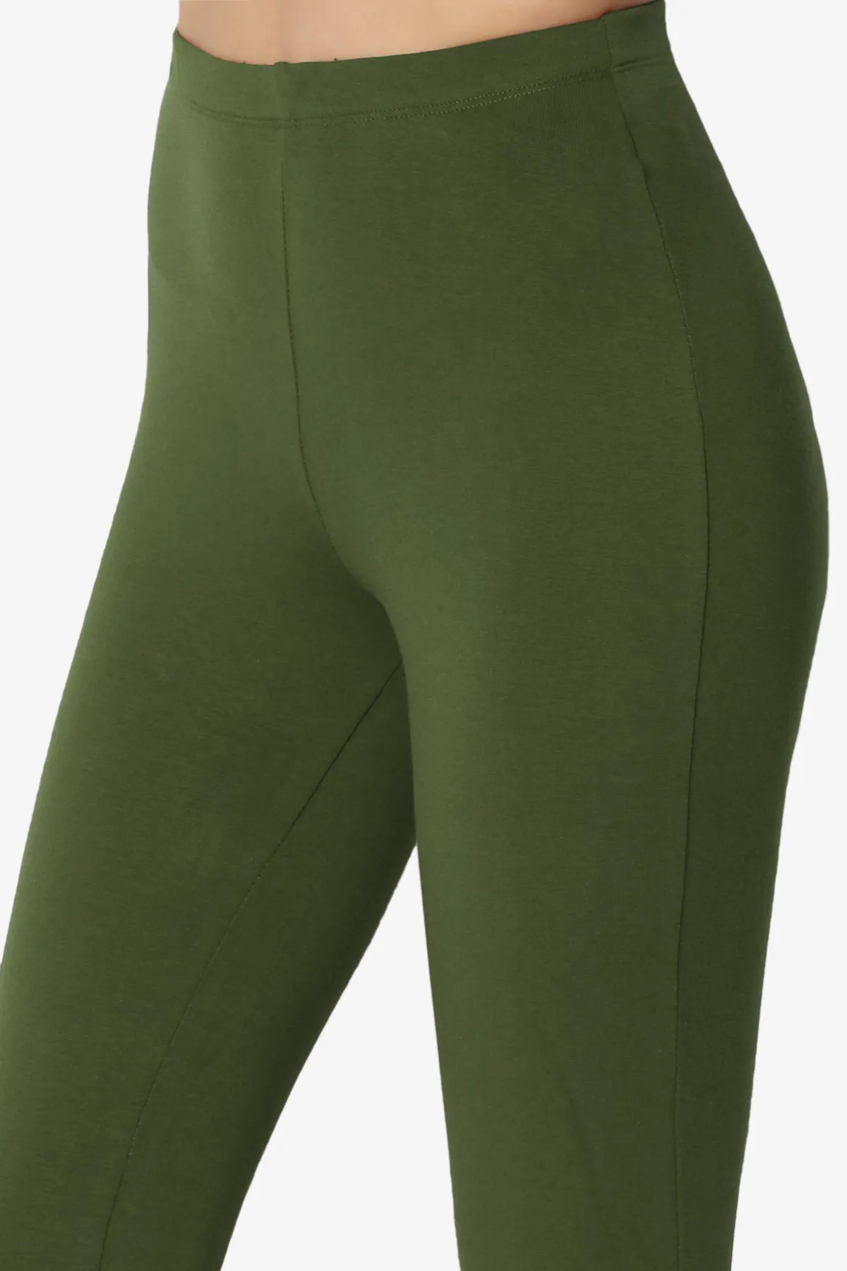 Ansley Luxe Cotton Ankle Leggings PLUS