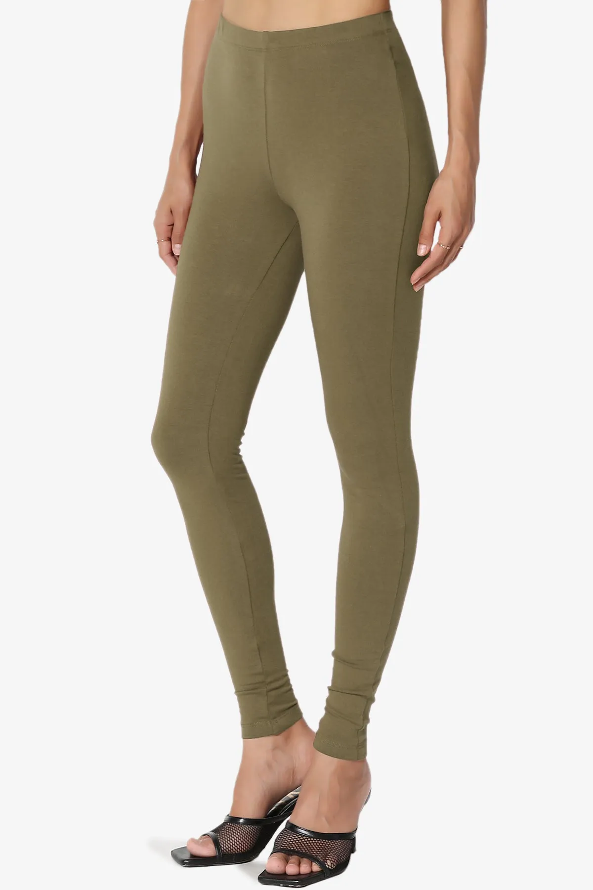 Ansley Luxe Cotton Ankle Leggings PLUS
