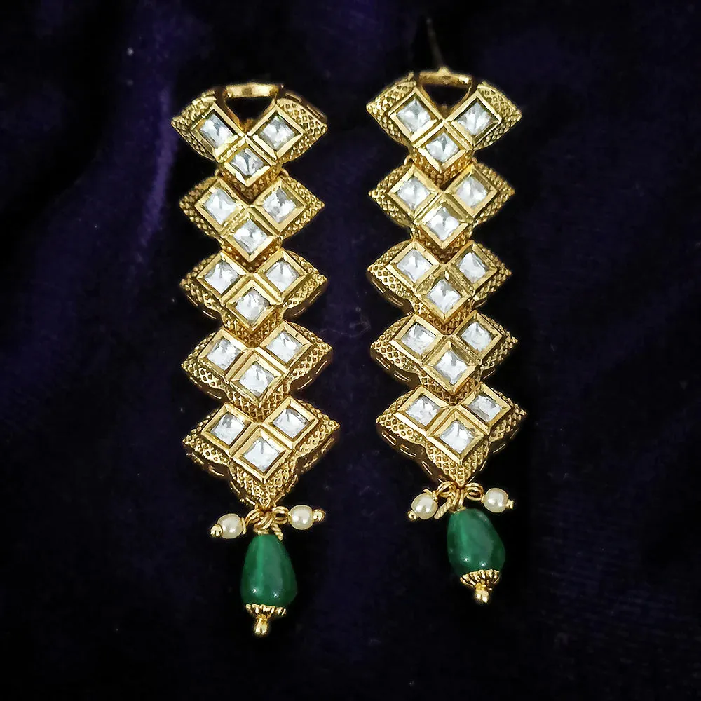 Beautiful Kundan Contemporary Earrings (E201)