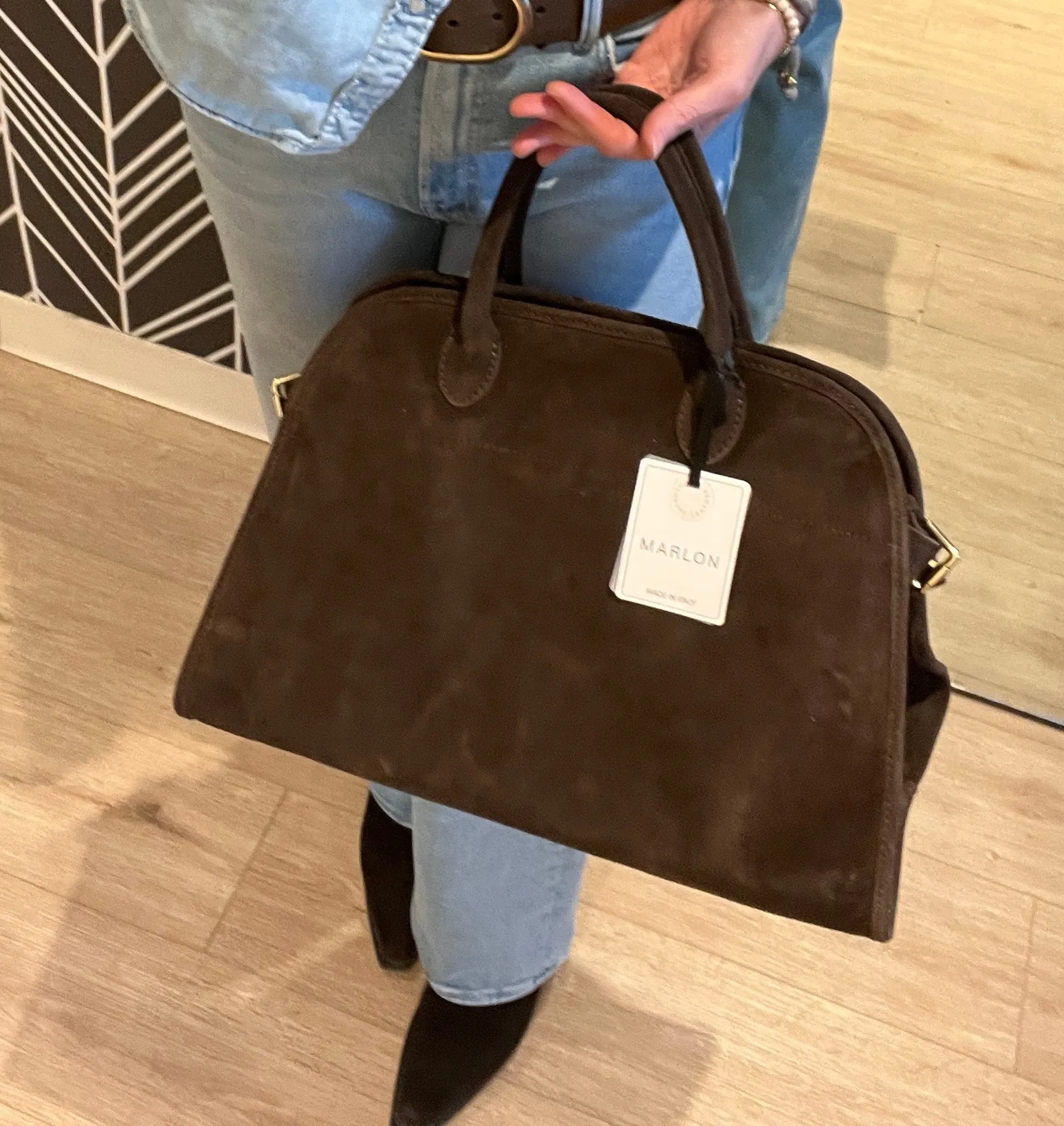 Borsa Art Max Arthur-Chocolate Suede