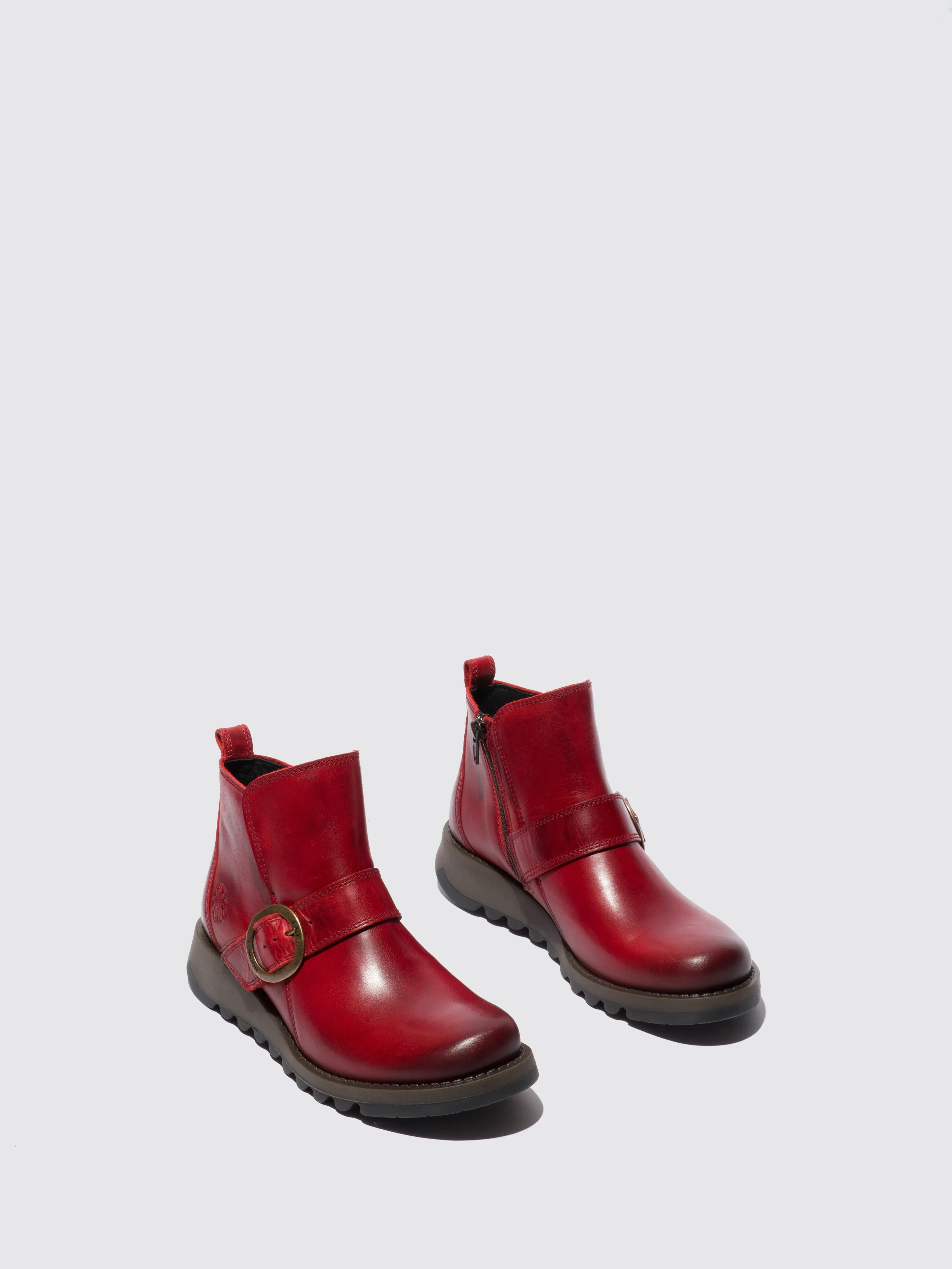 Buckle Boots SIAS812FLY RUG RED