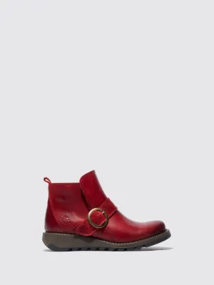 Buckle Boots SIAS812FLY RUG RED