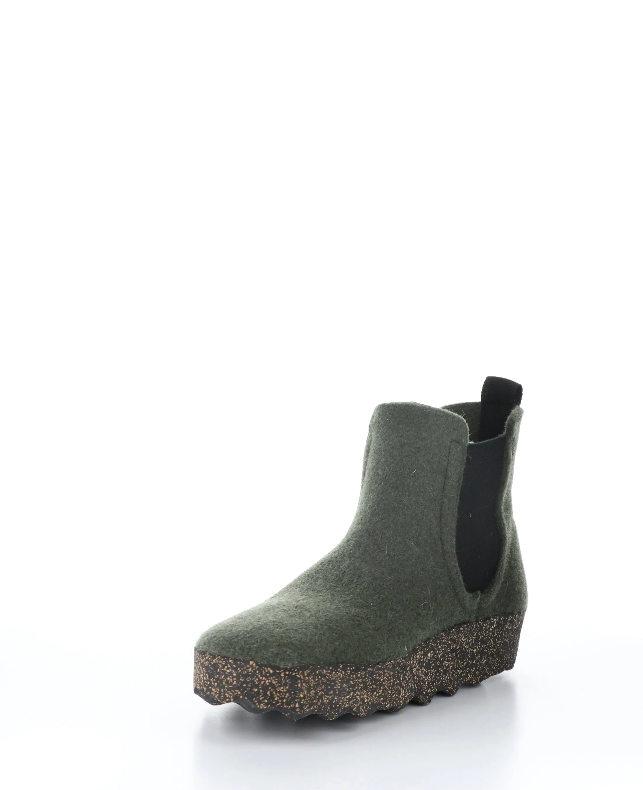 CAIA084ASP MILITARY GREEN Elasticated Boots