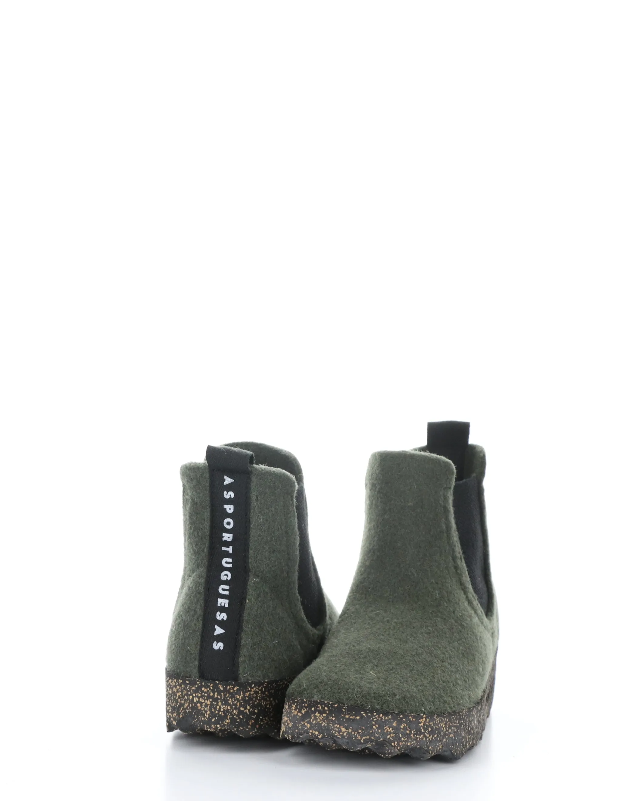 CAIA084ASP MILITARY GREEN Elasticated Boots