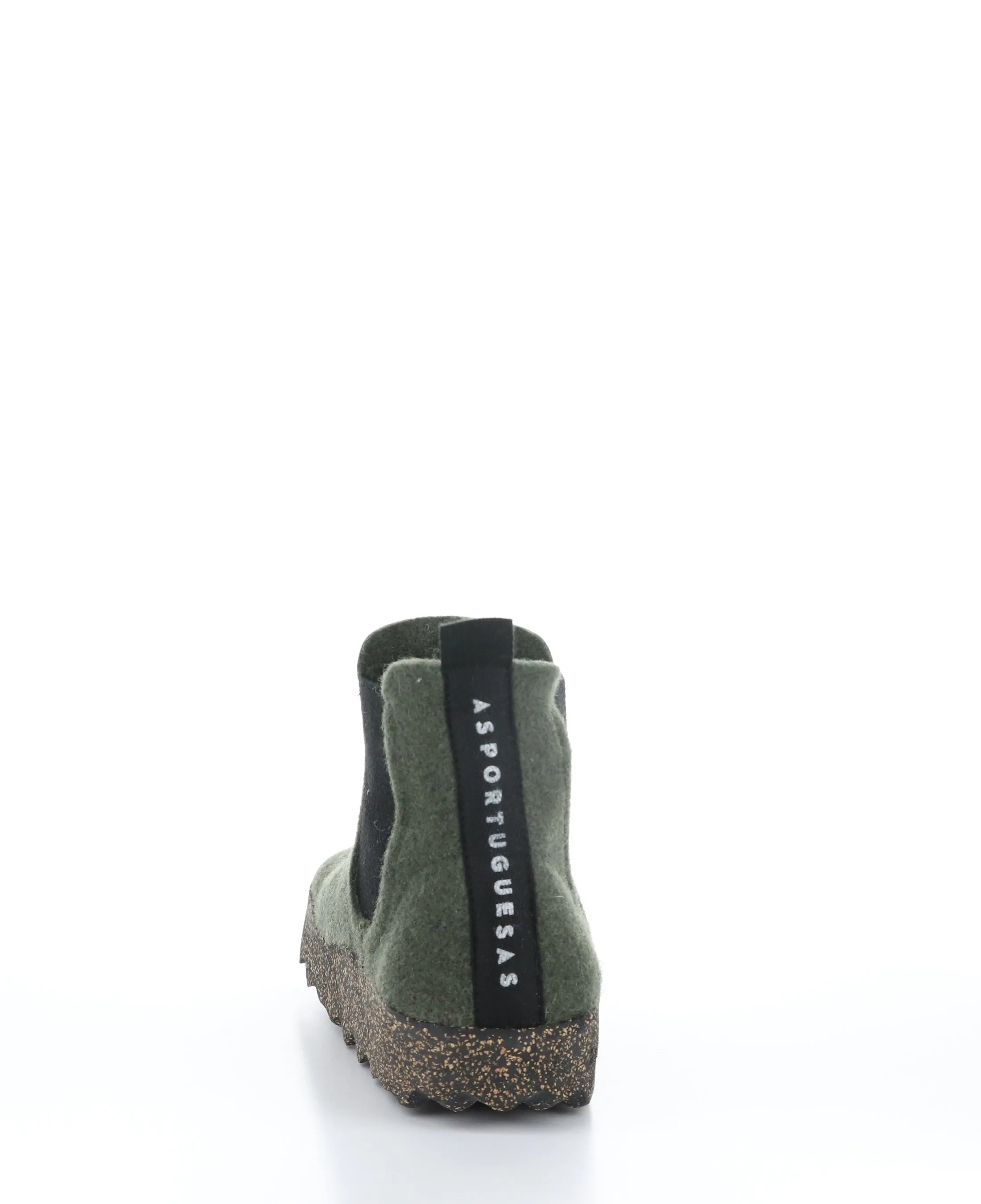 CAIA084ASP MILITARY GREEN Elasticated Boots
