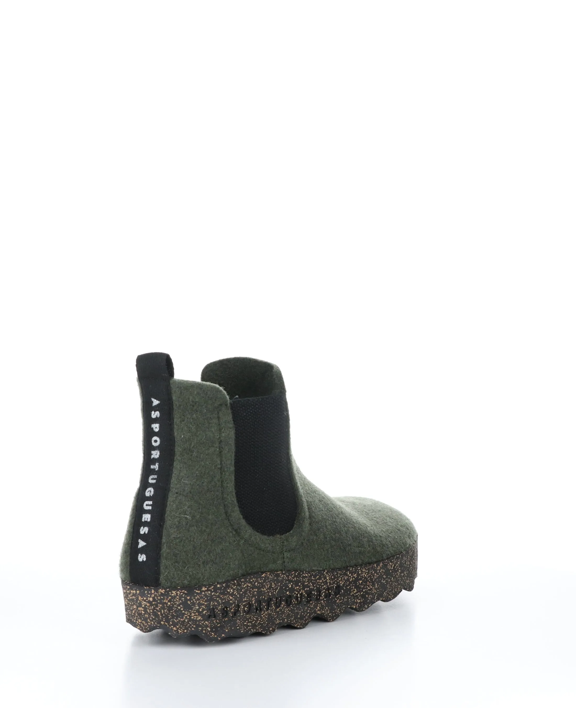 CAIA084ASP MILITARY GREEN Elasticated Boots