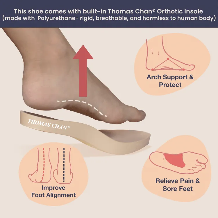 Charming Buckle Slide-On Wedges 2" inch [Arch-legance Series][ODD SIZES LEFT]