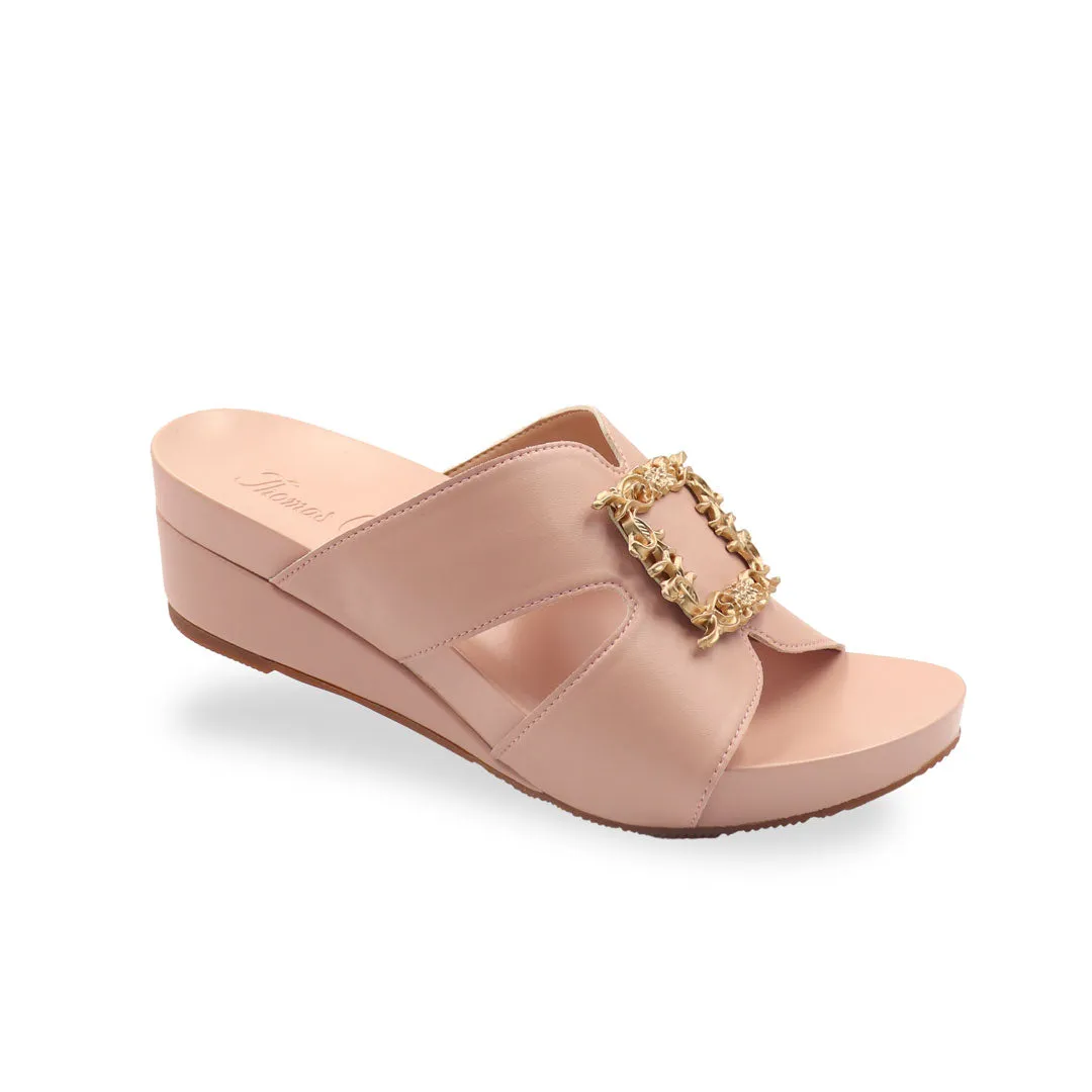 Charming Buckle Slide-On Wedges 2" inch [Arch-legance Series][ODD SIZES LEFT]