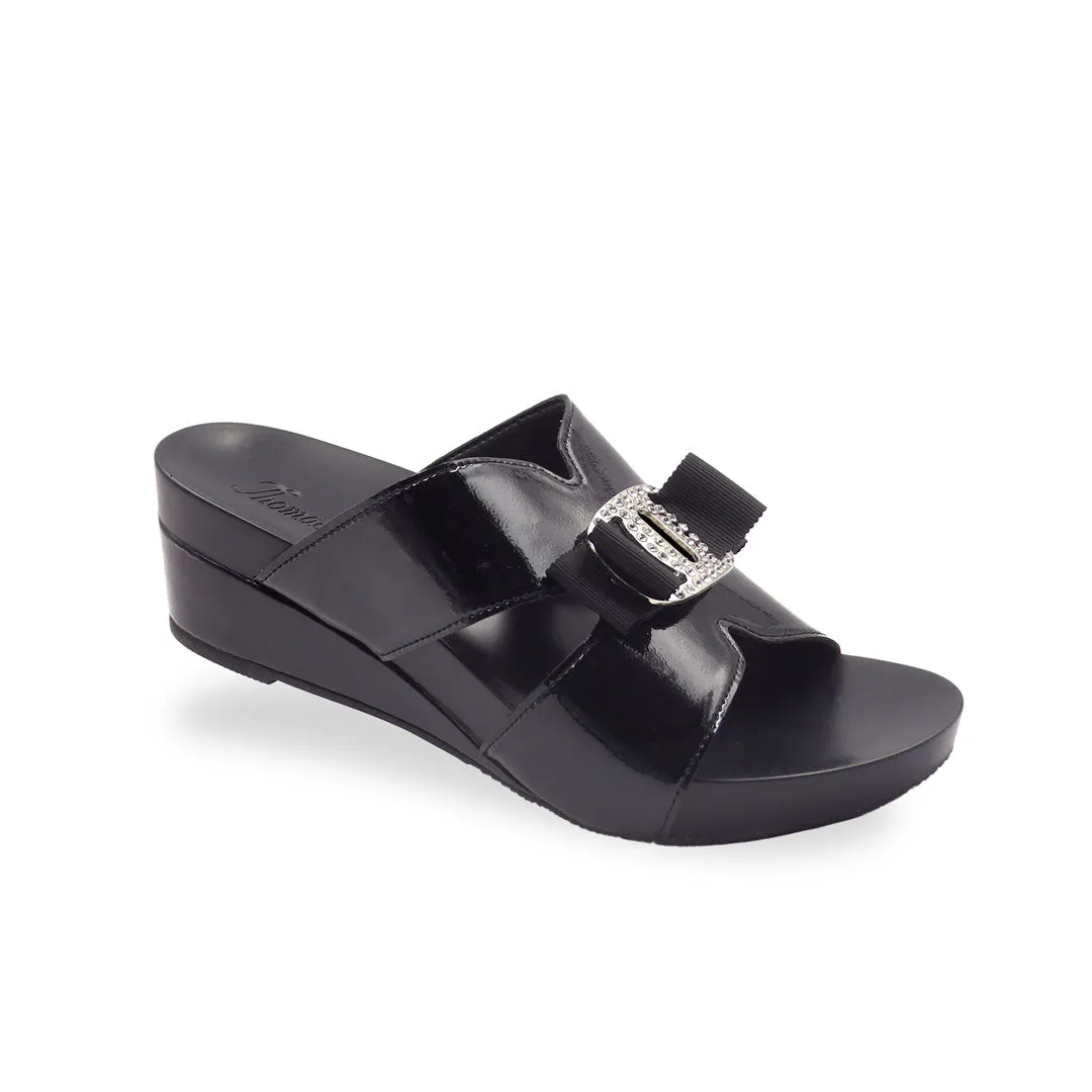 Charming Buckle Slide-On Wedges 2" inch [Arch-legance Series][ODD SIZES LEFT]