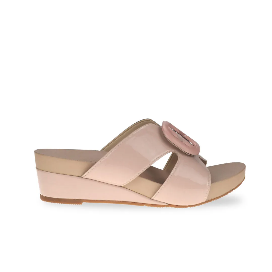 Charming Buckle Slide-On Wedges 2" inch [Arch-legance Series][ODD SIZES LEFT]