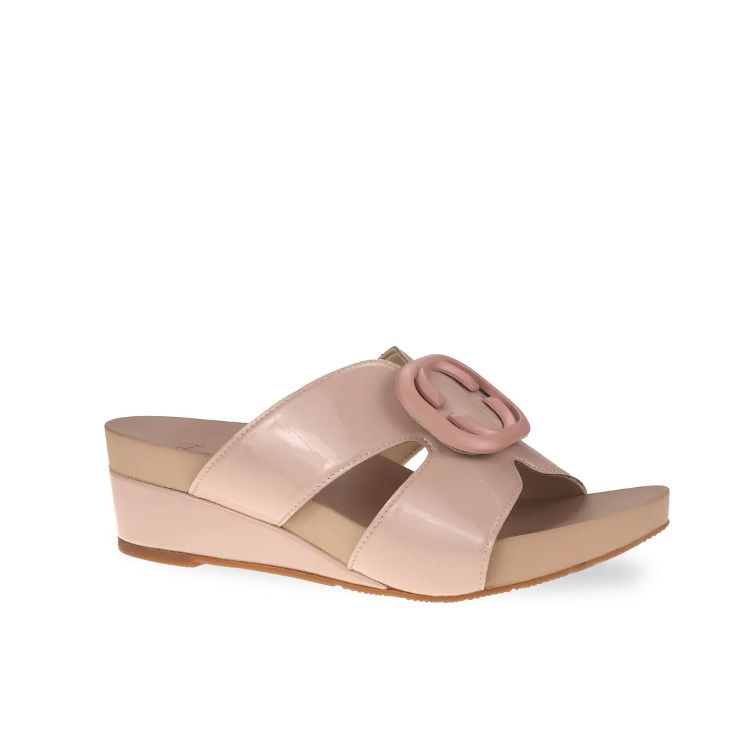 Charming Buckle Slide-On Wedges 2" inch [Arch-legance Series][ODD SIZES LEFT]