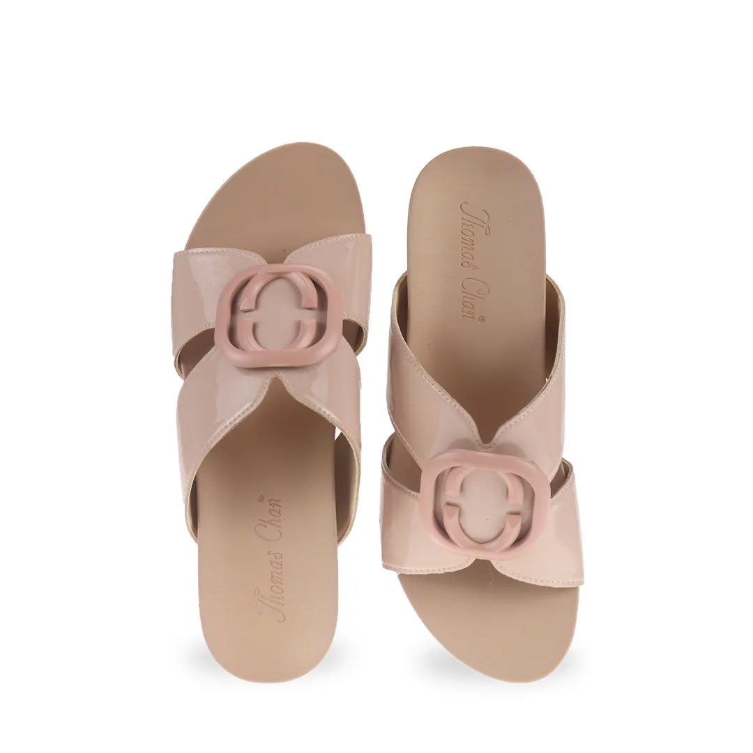 Charming Buckle Slide-On Wedges 2" inch [Arch-legance Series][ODD SIZES LEFT]