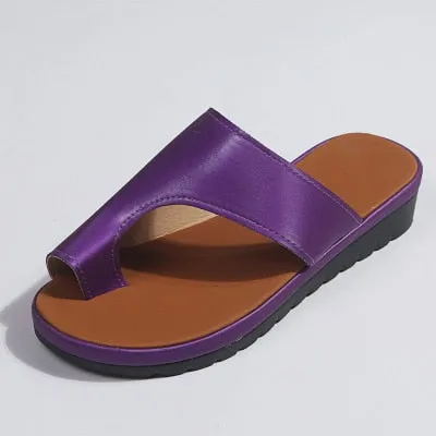 Comfy Platform Flat Sole Ladies Casual Sandal