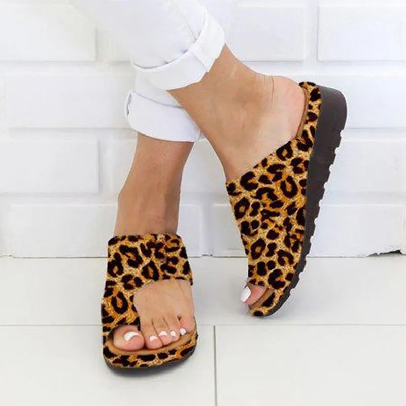 Comfy Platform Flat Sole Ladies Casual Sandal
