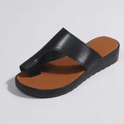 Comfy Platform Flat Sole Ladies Casual Sandal
