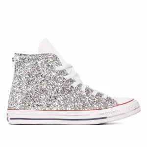 Converse All Star Alte Glitterate Argento