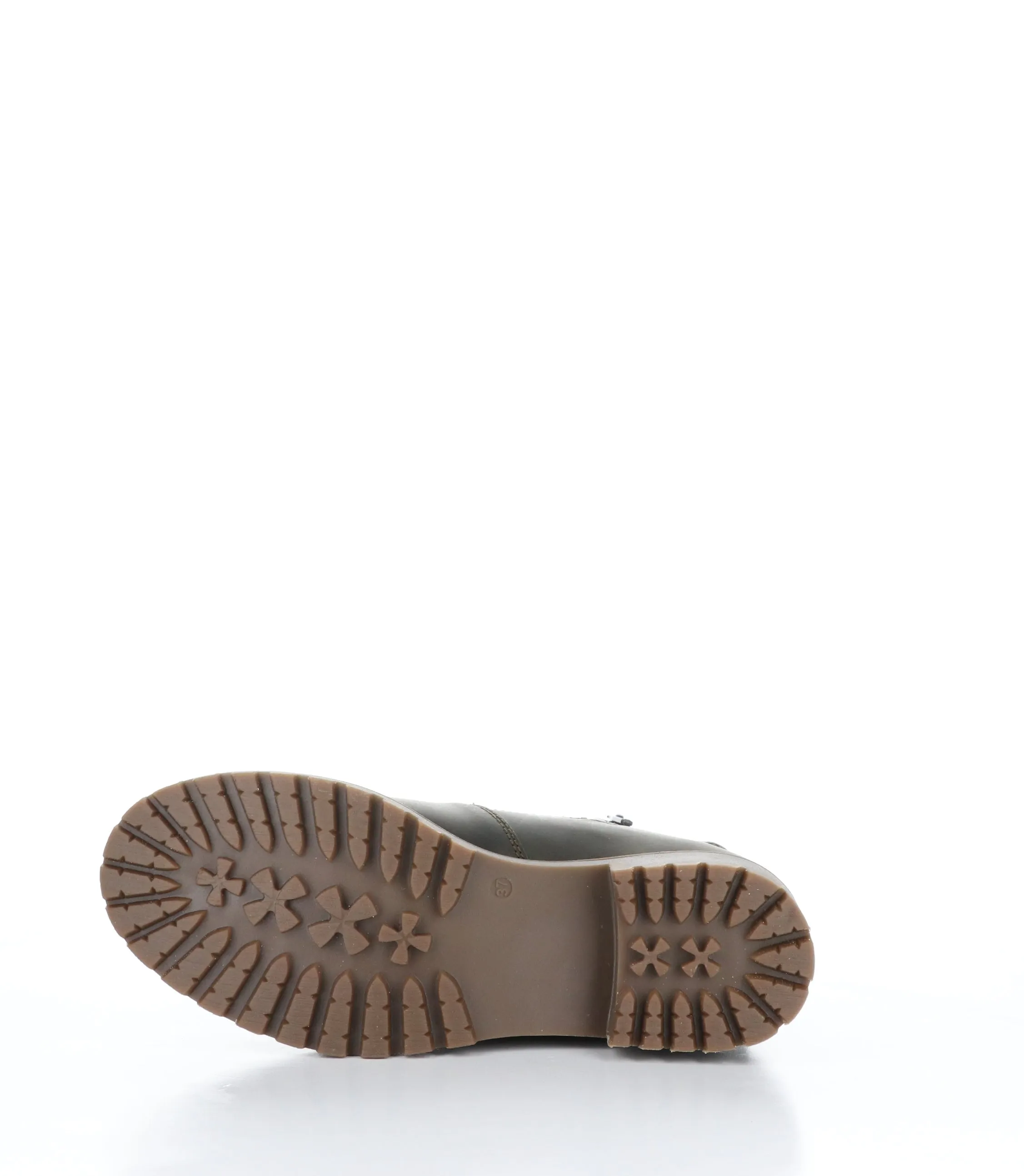 CORRIN Olive Zip Up Ankle Boots|CORRIN Bottines avec Fermeture Zipp��e in Vert