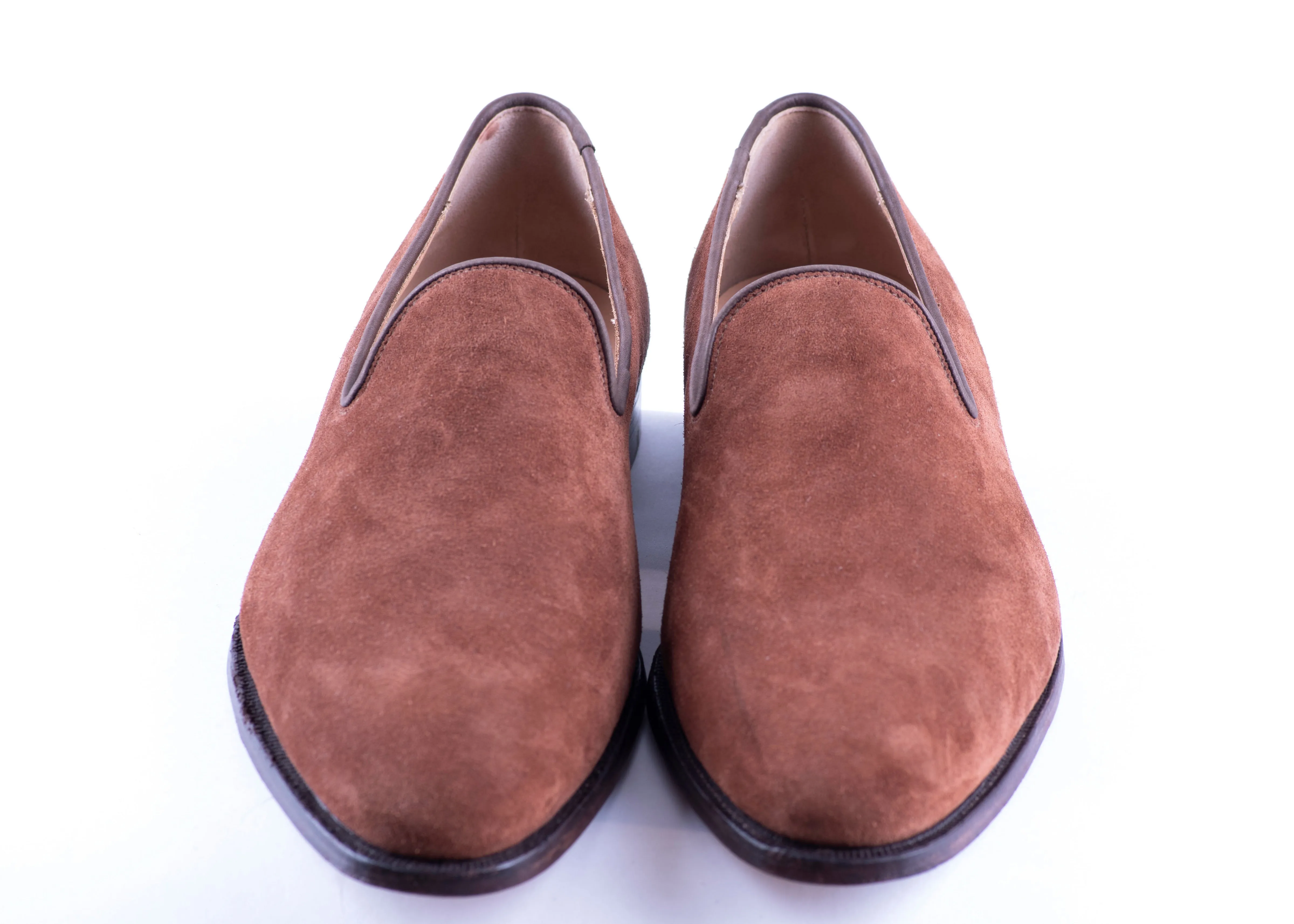 Crockett & Jones Polo Brown Calf Suede Kensington 2 Loafers, UK 10 E