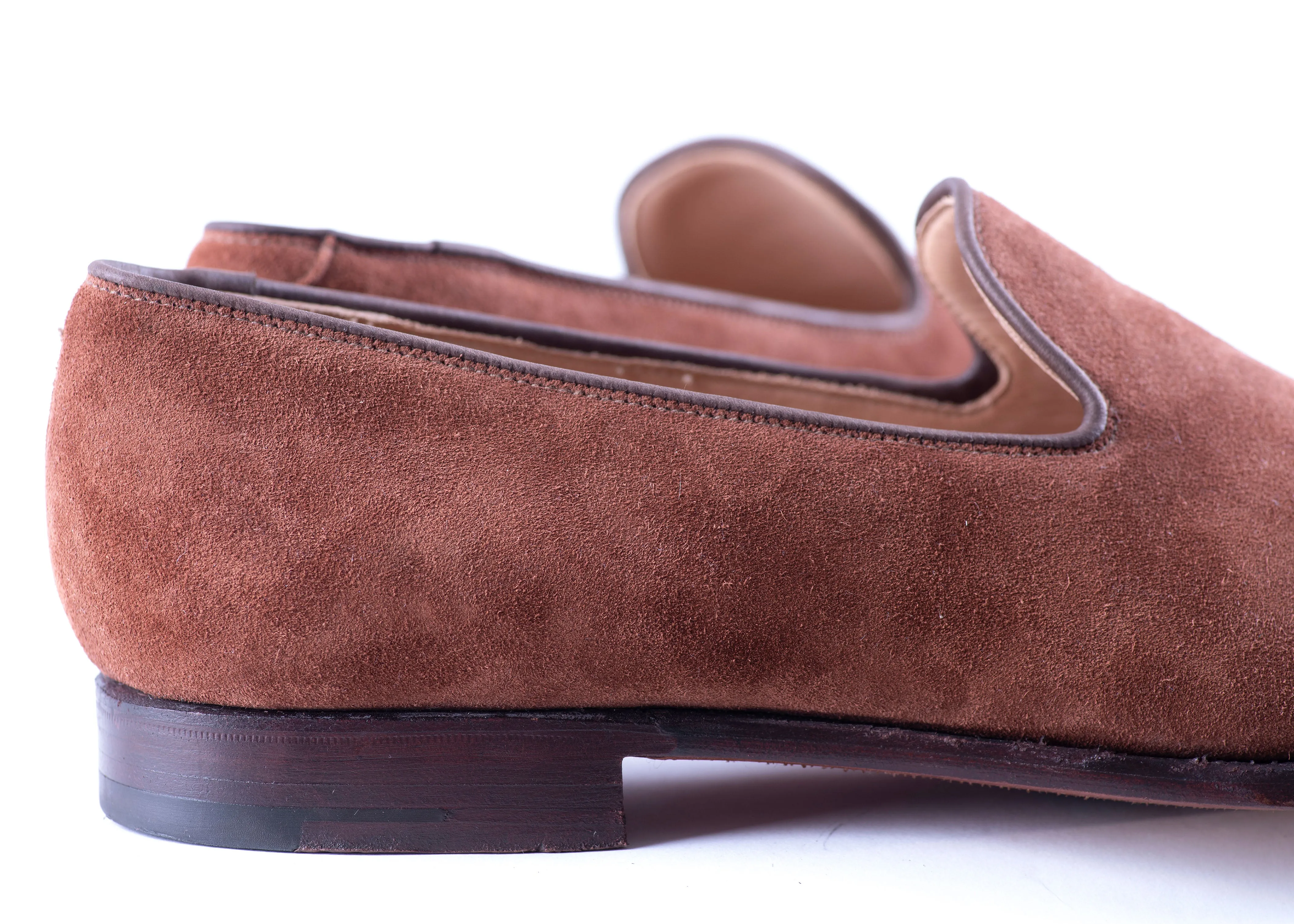 Crockett & Jones Polo Brown Calf Suede Kensington 2 Loafers, UK 10 E
