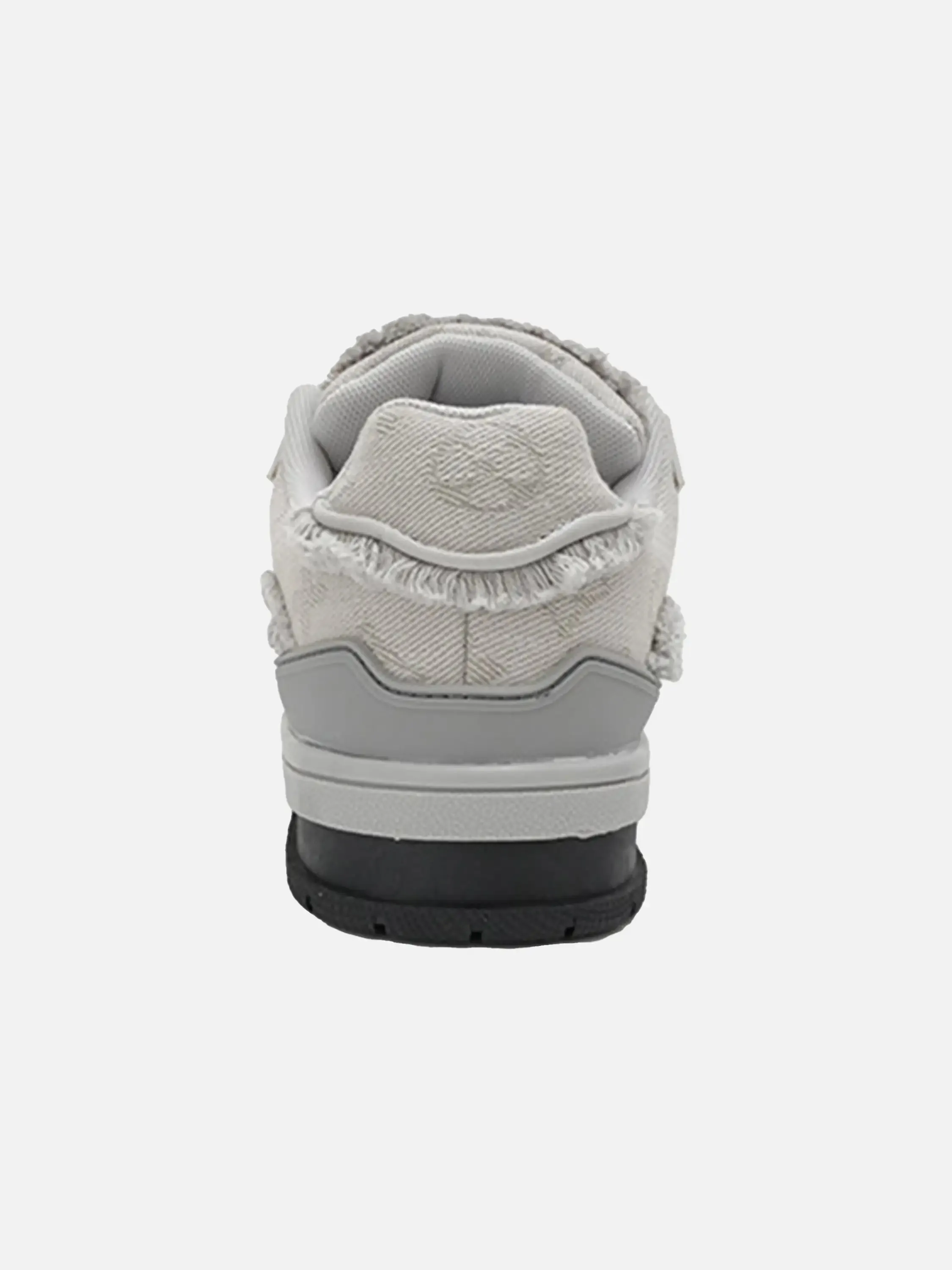 Denim Fringed Sneakers