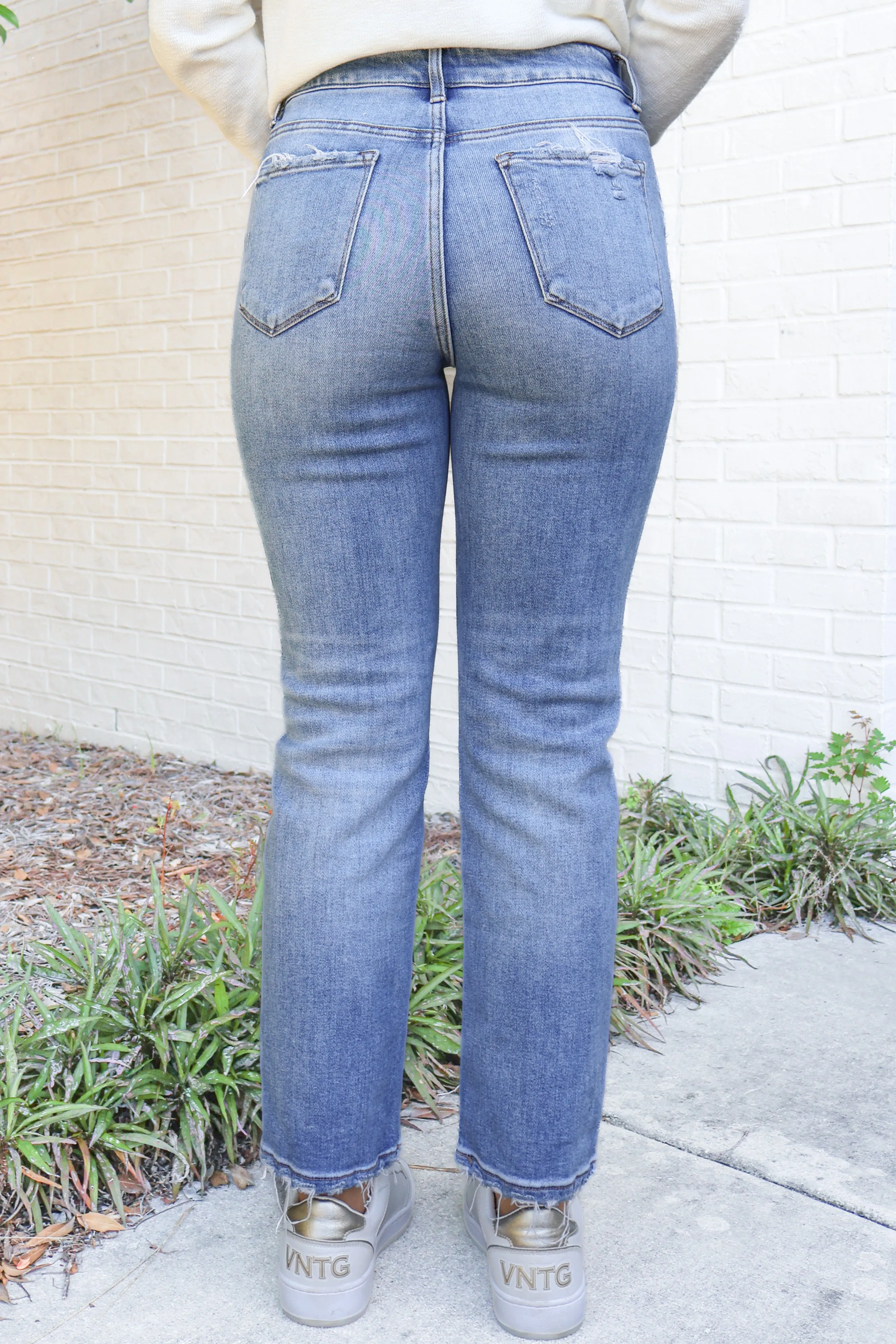 Deserving Praise Straight Leg Jeans