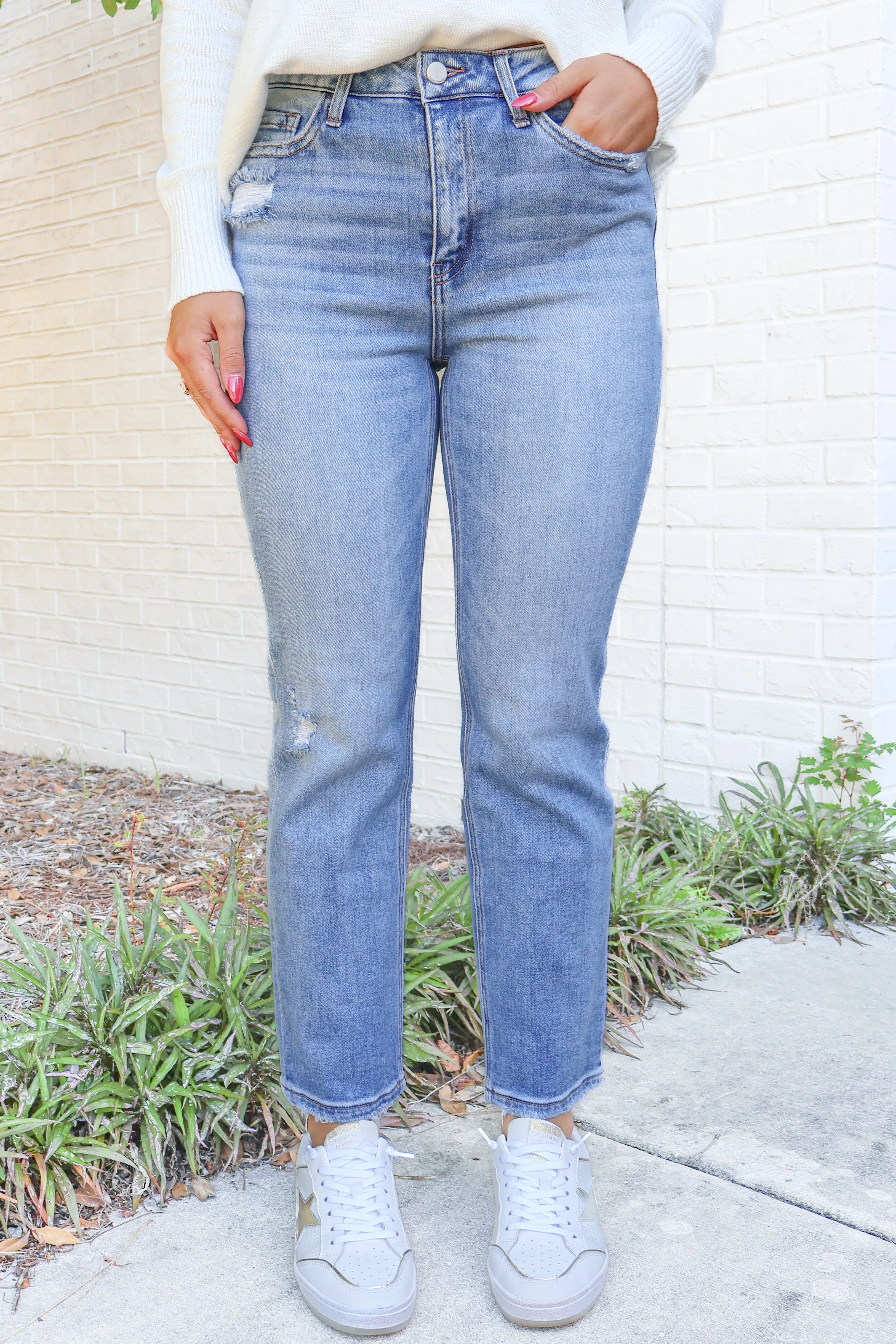Deserving Praise Straight Leg Jeans
