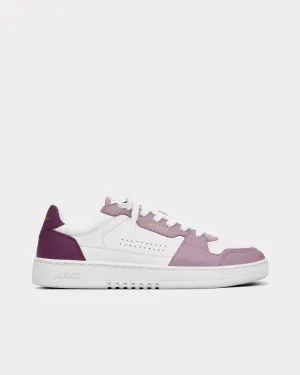 Dice Lo White / Purple Low Top Sneakers