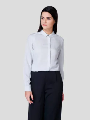 Formal shirt with Yoke Detail (Grey)