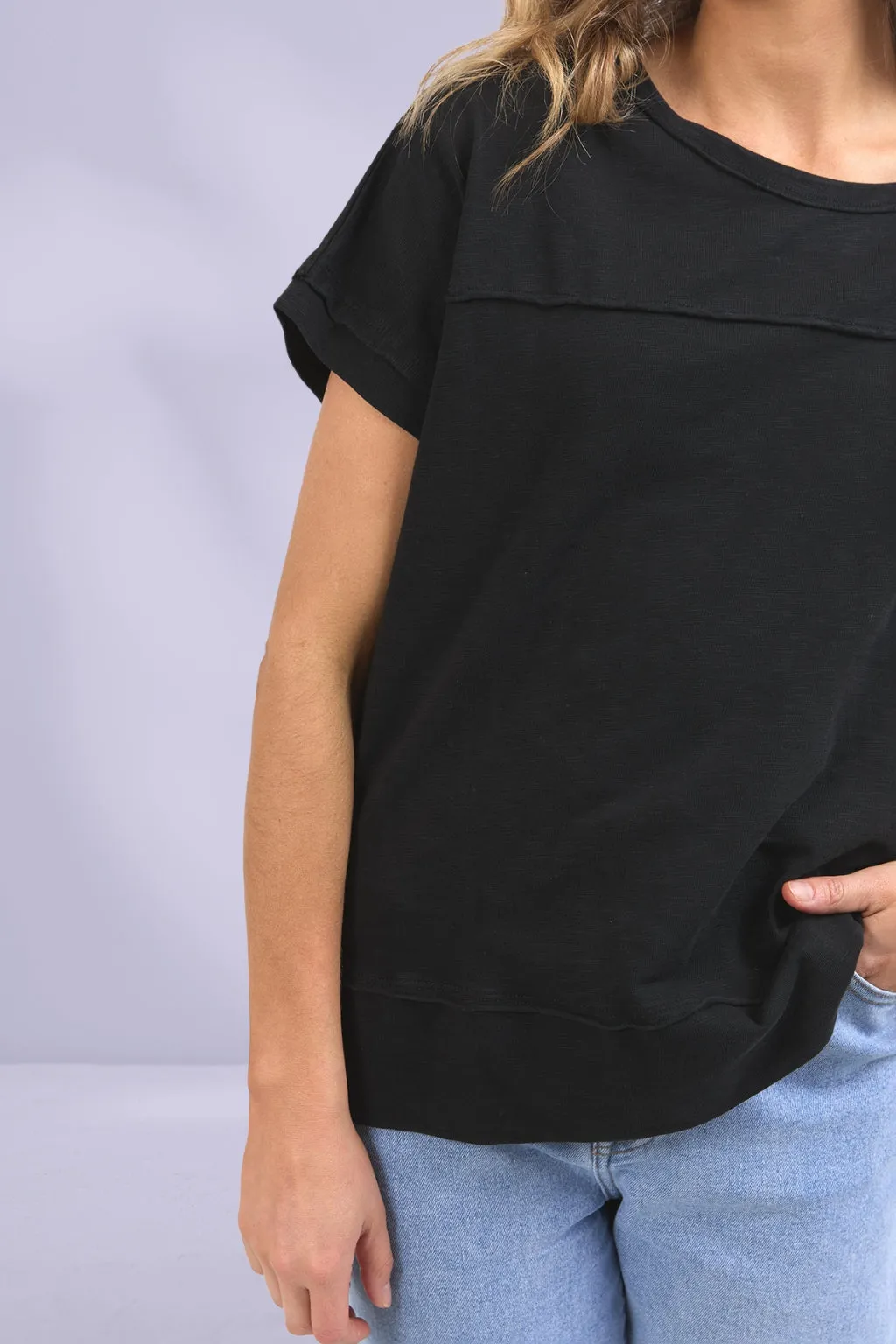 Foxwood Allison Tee Black