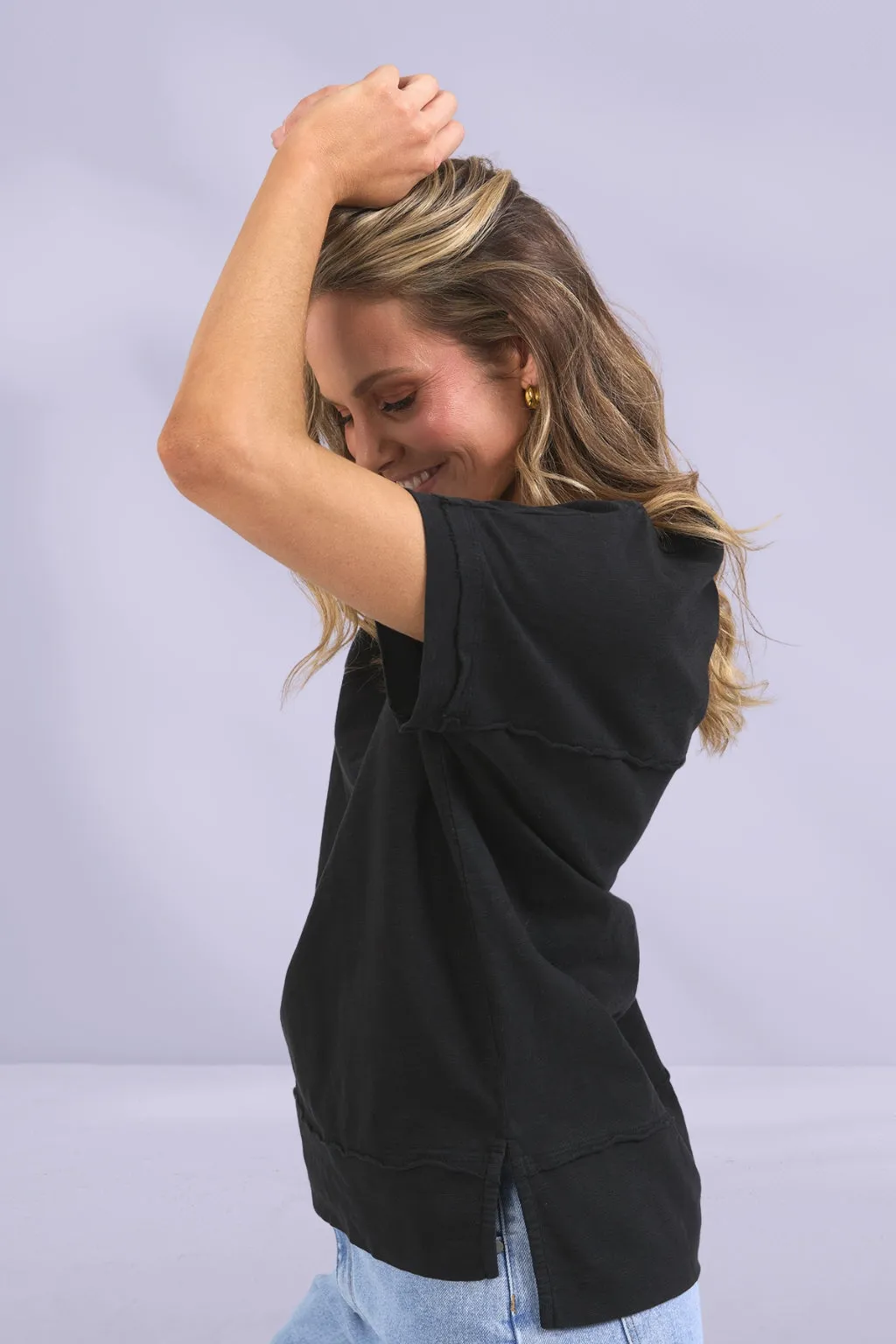 Foxwood Allison Tee Black