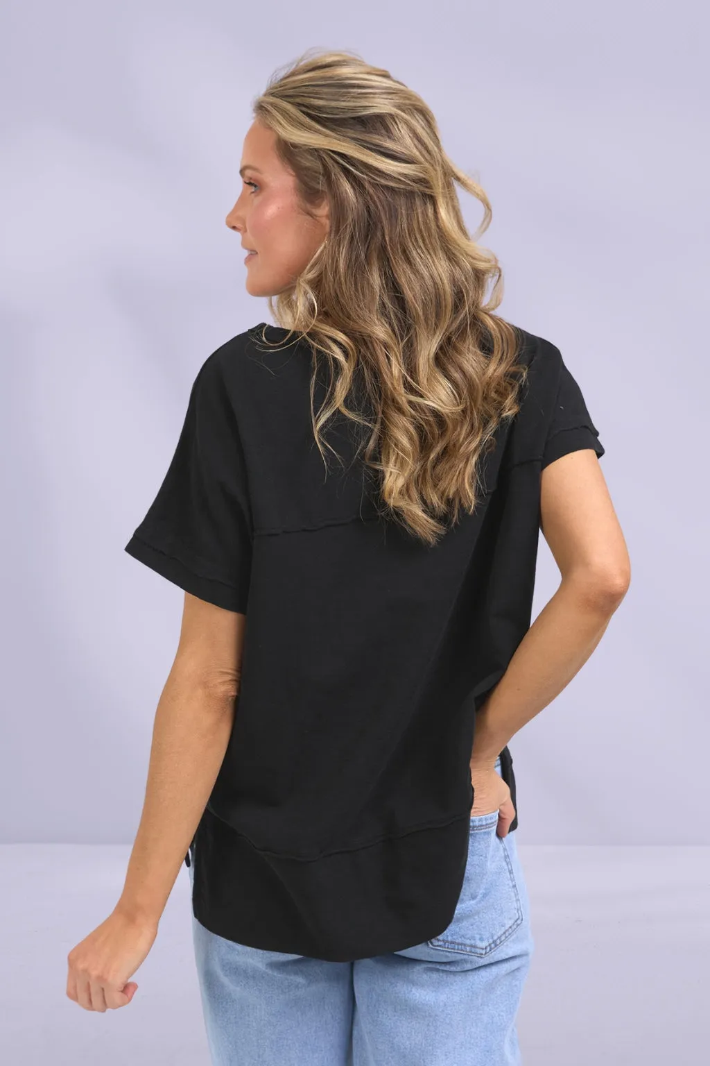 Foxwood Allison Tee Black