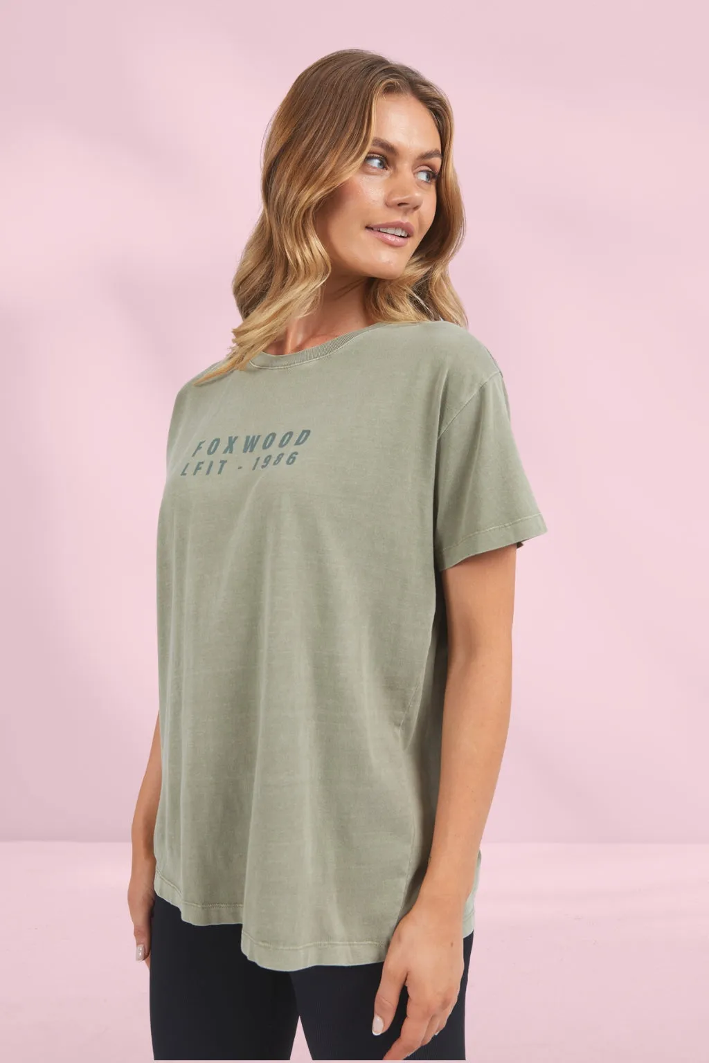 Foxwood Authentic Tee Dark Sage
