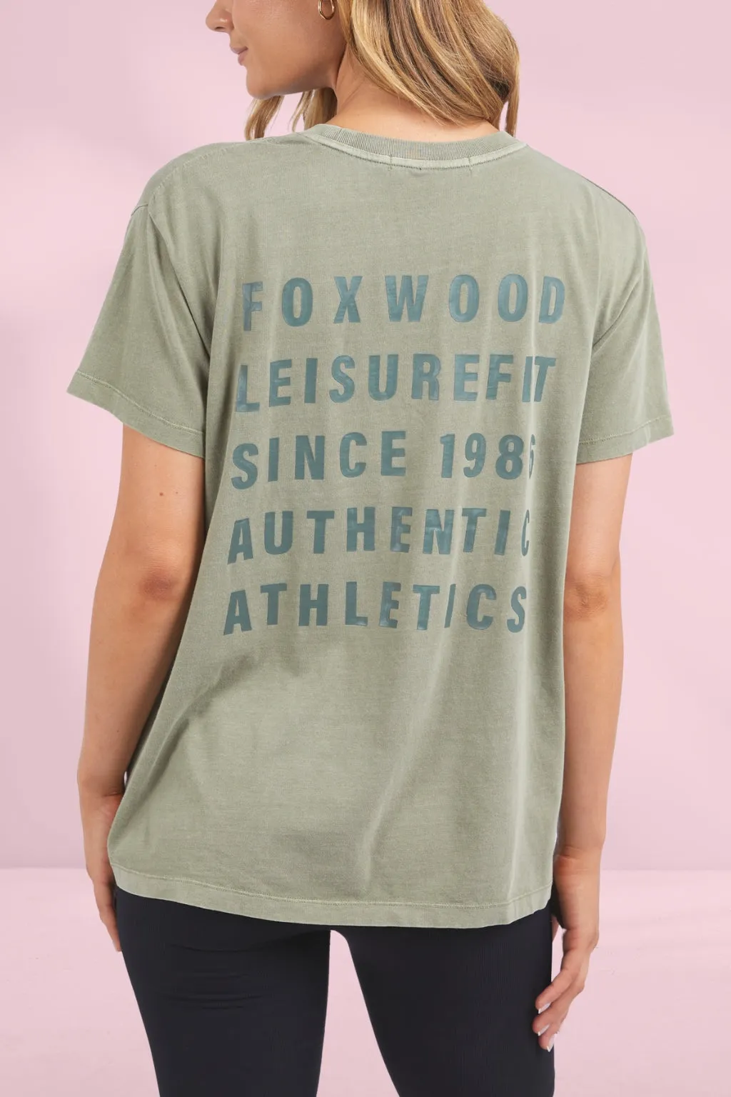 Foxwood Authentic Tee Dark Sage