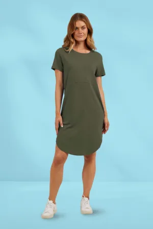 Foxwood Bay Dress Khaki